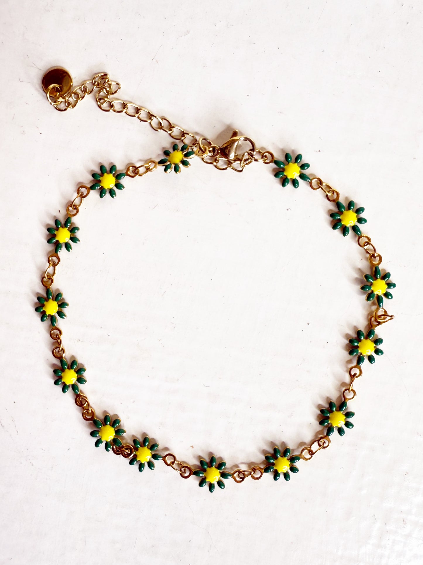 Cavigliera margherite verdi