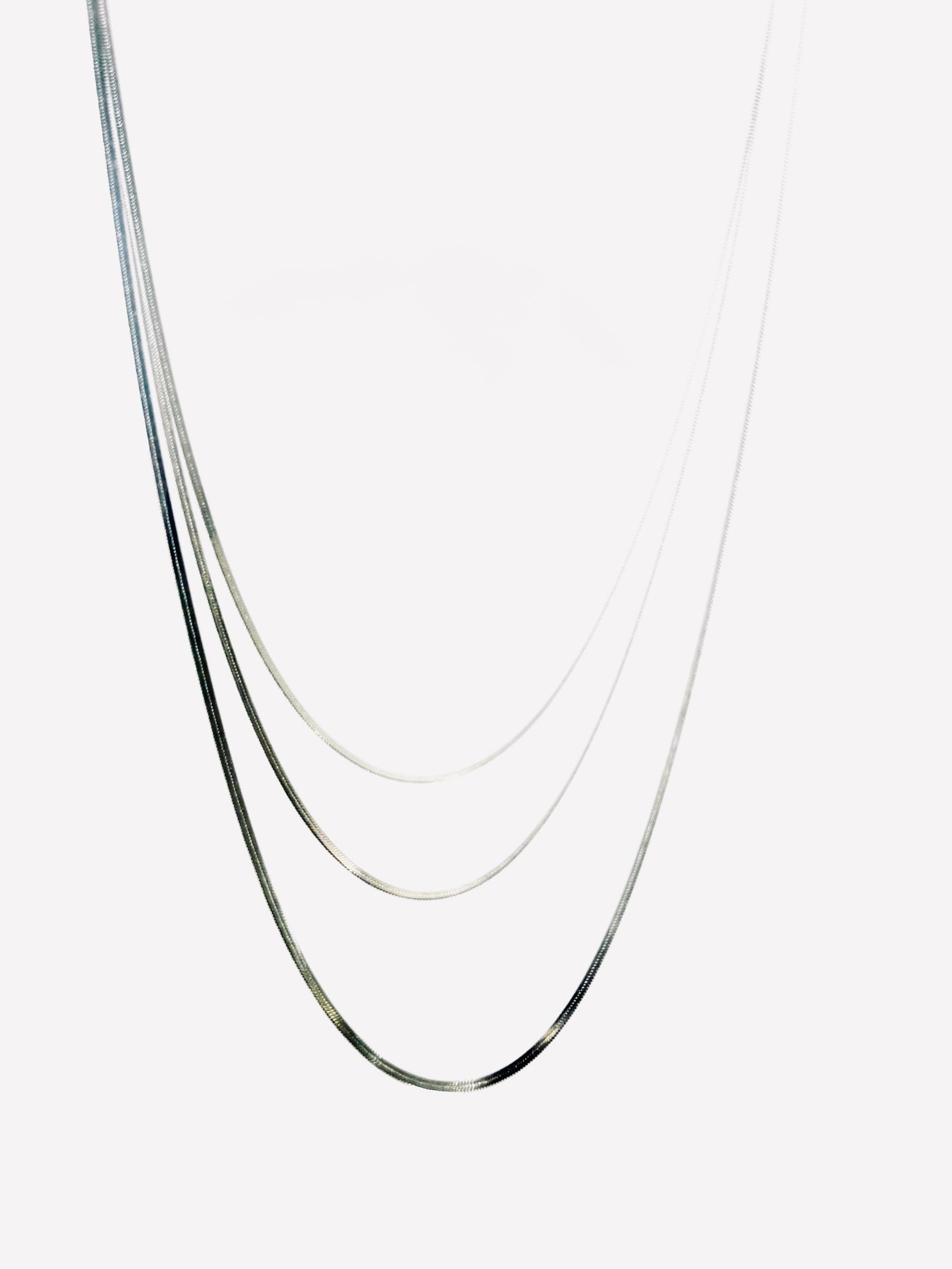 Collana snake silver