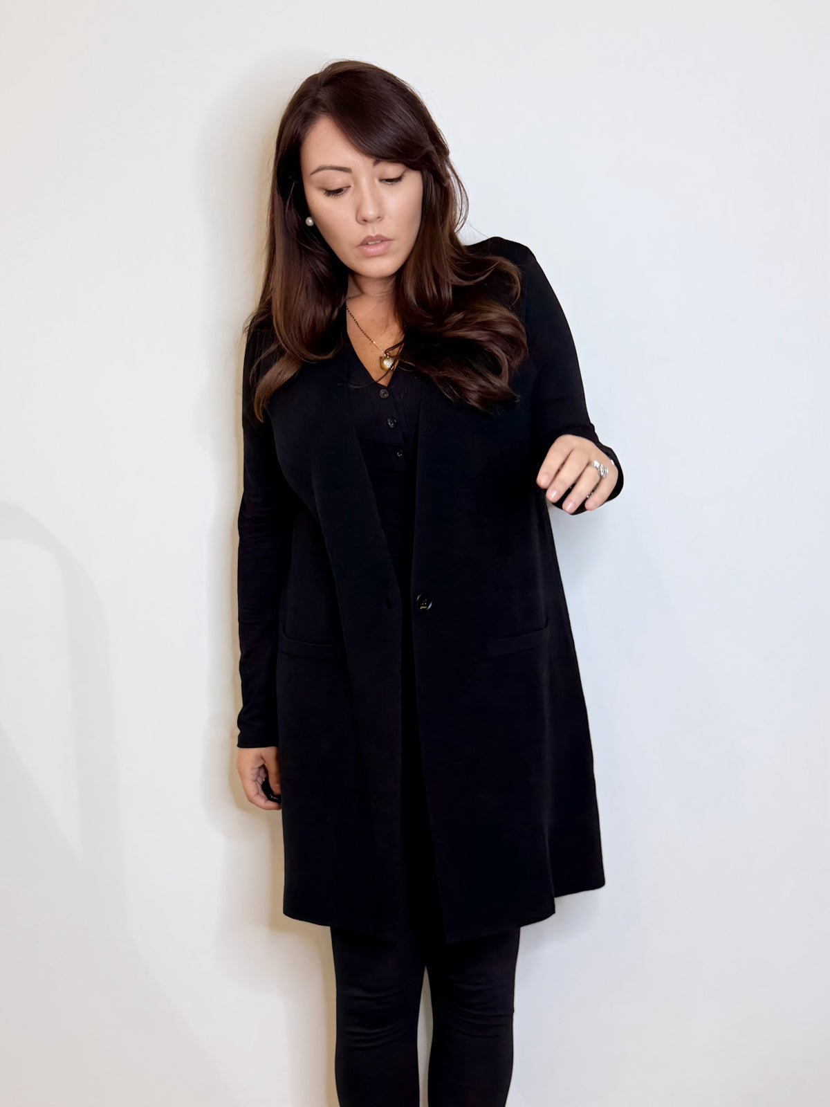 Gilet in maglia nero