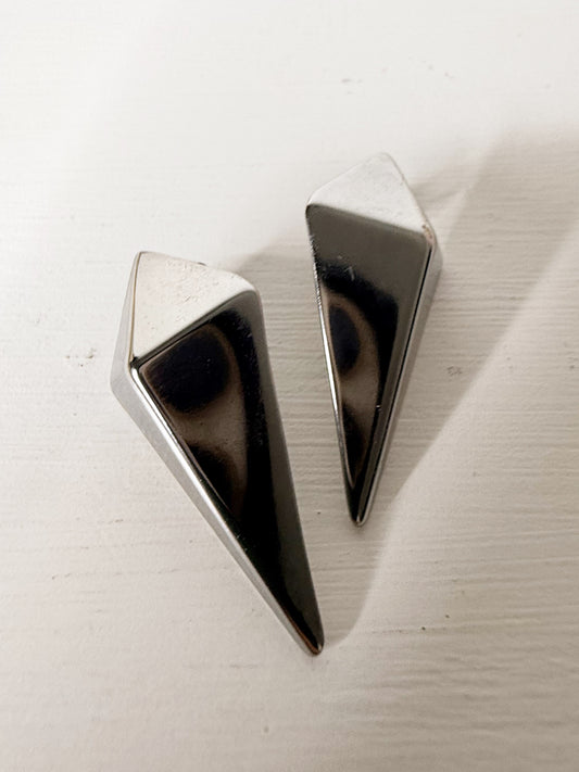 Orecchini rombi silver