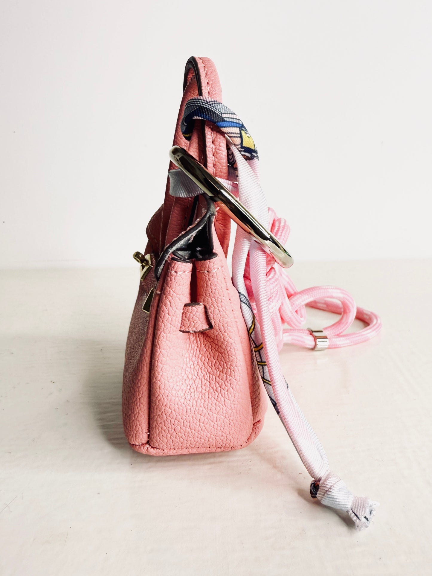 Charm per borsa rosa