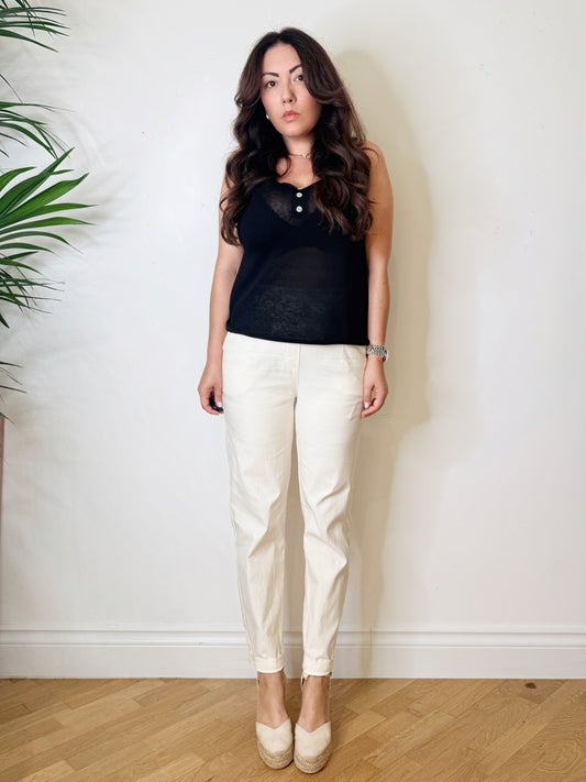 Pantalone Chino panna