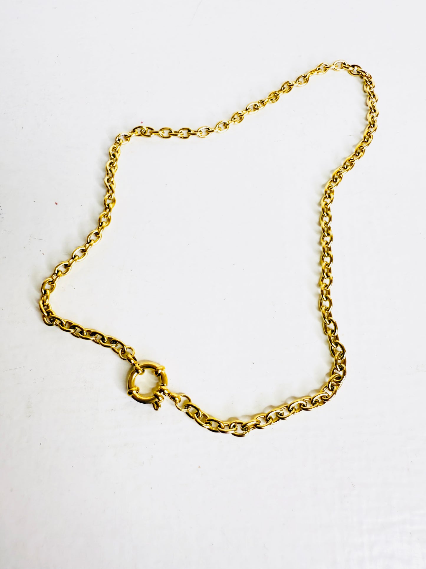 Collana minimal in maglia