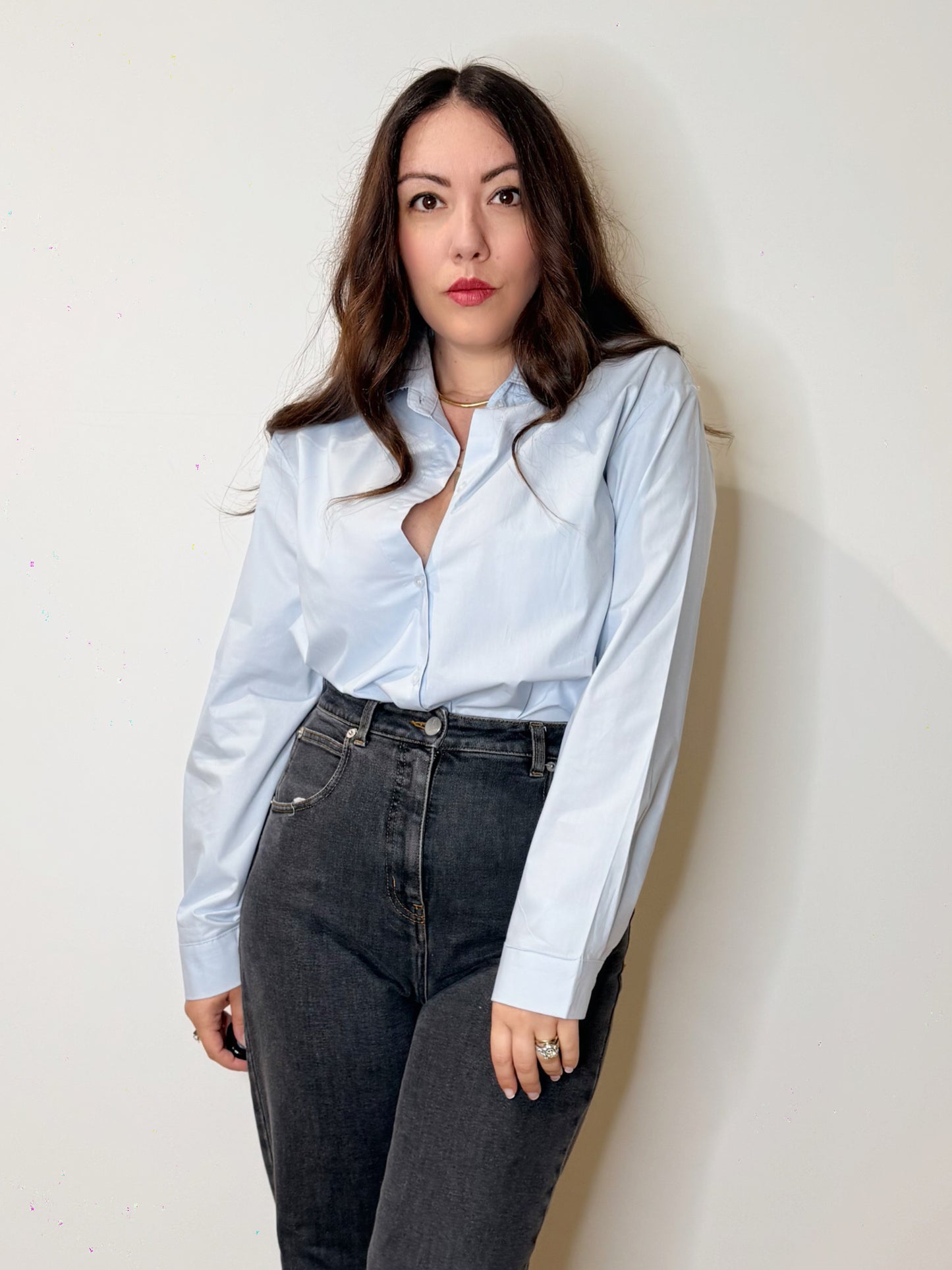 Camicia in popeline