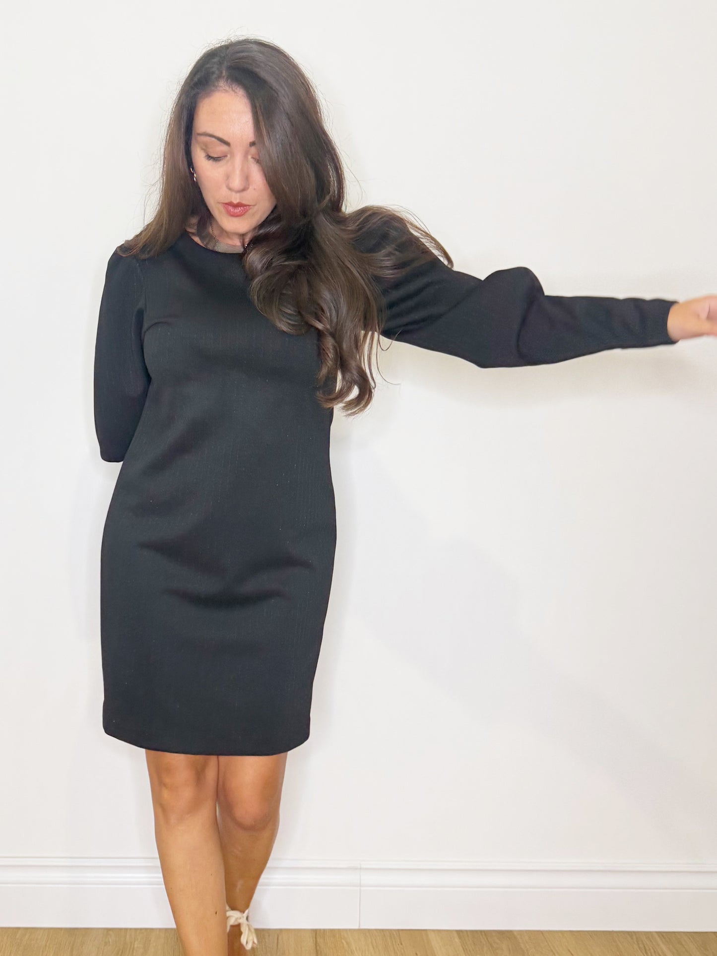 Tubino tg 44 in tessuto gessato