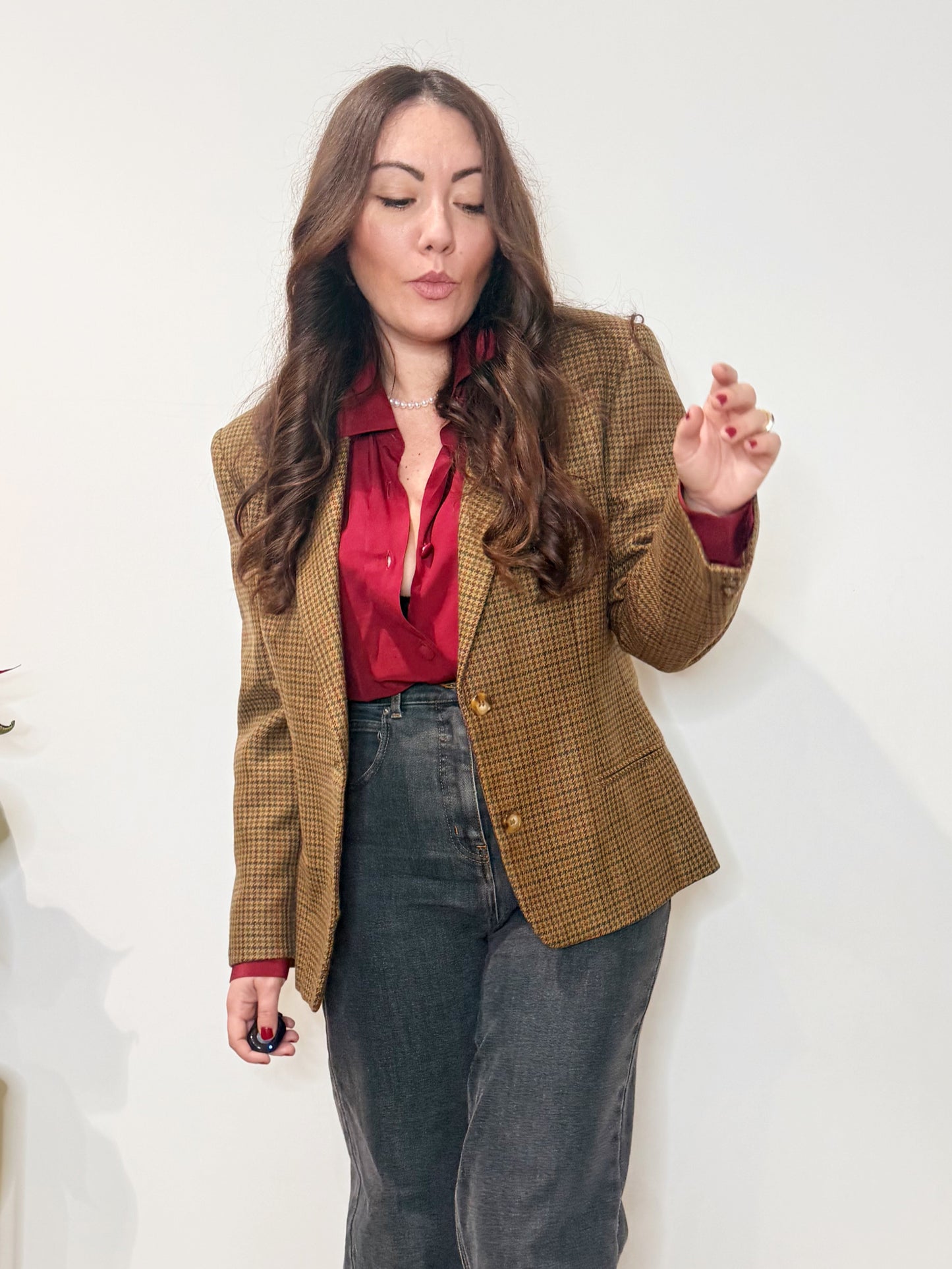 Giacca vintage in pura lana