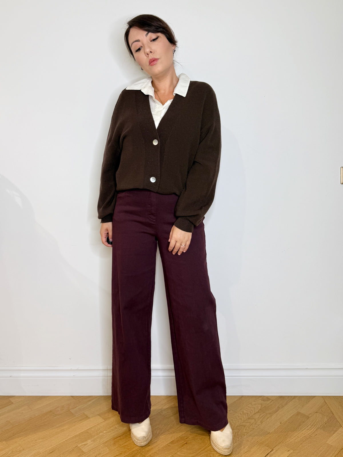 Cardigan testa di moro
