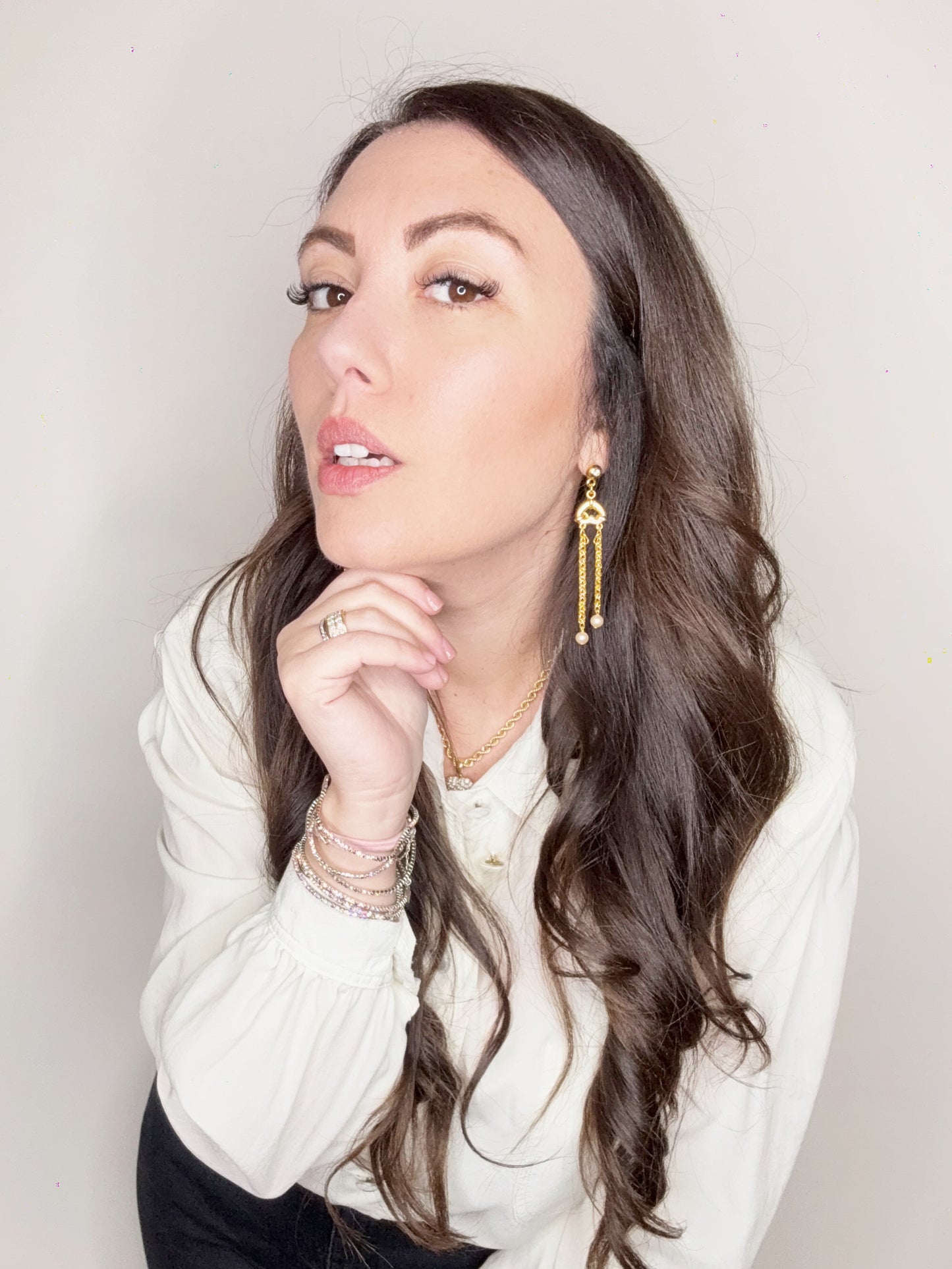 Orecchini pendenti vintage