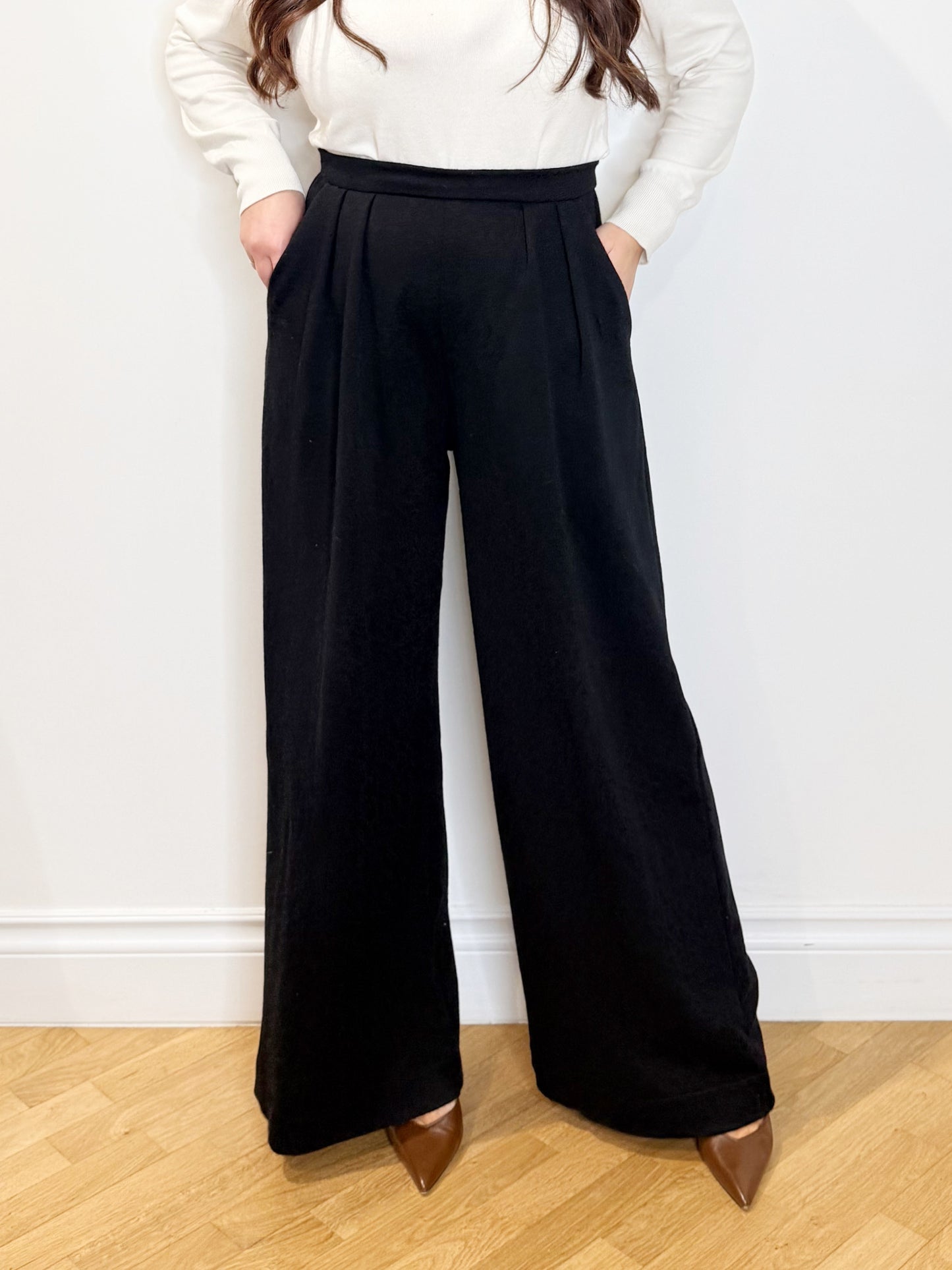 Pantalone sartoriale in damascato