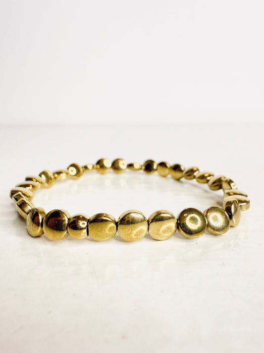 Bracciale ematite gold