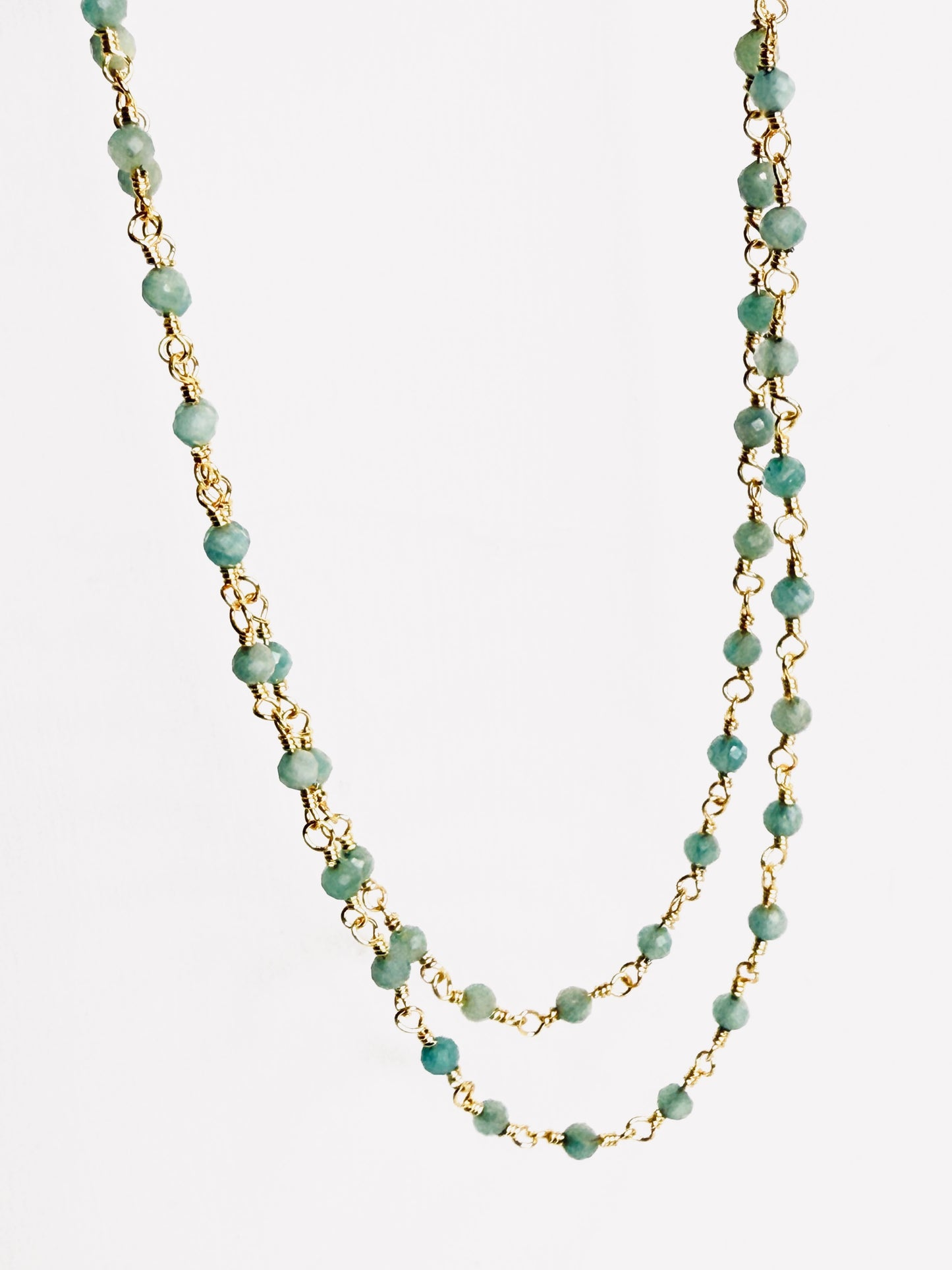 Collana con amazzoniti