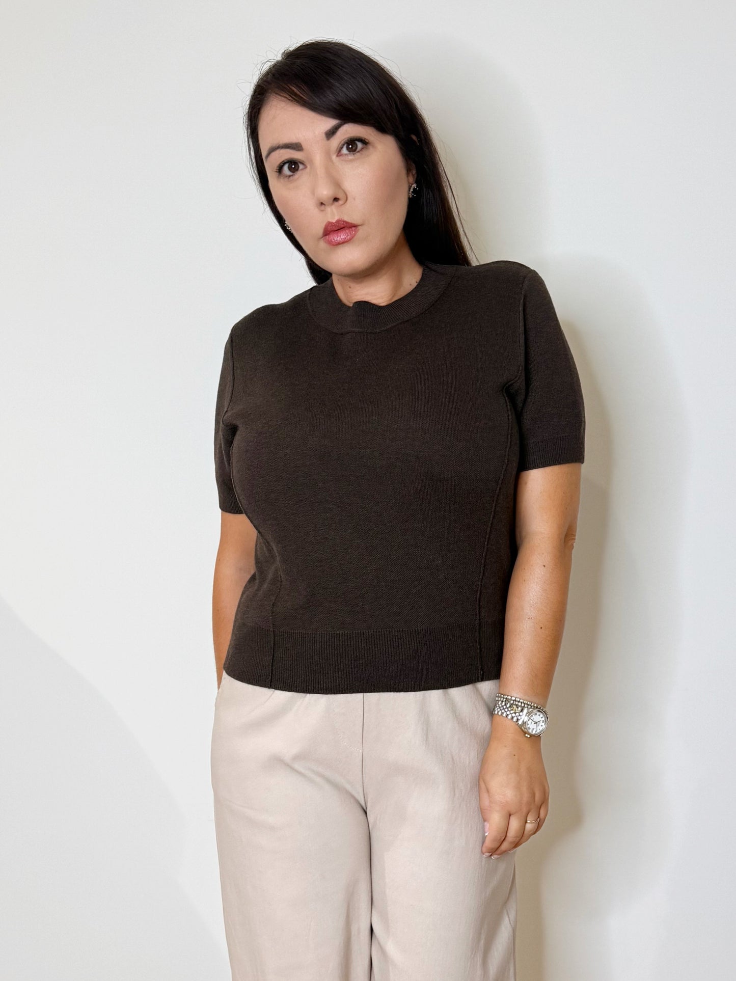 Maglia mezza manica testa di moro