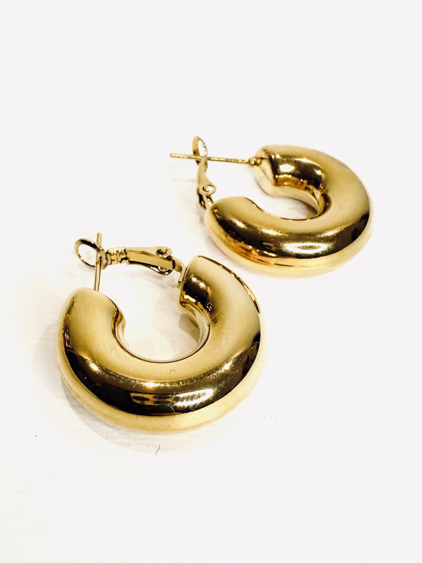 Orecchini bombati cerchi medi