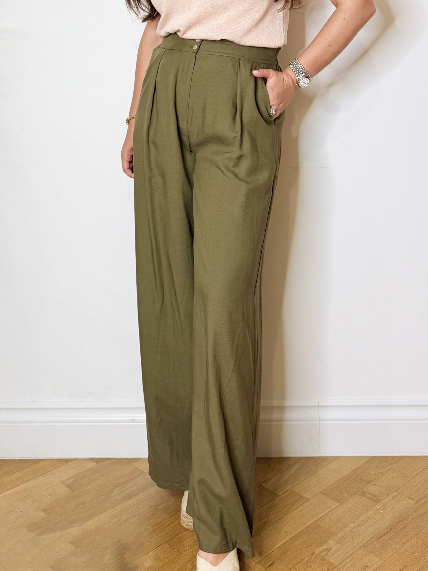 Pantaloni palazzo sartoriali