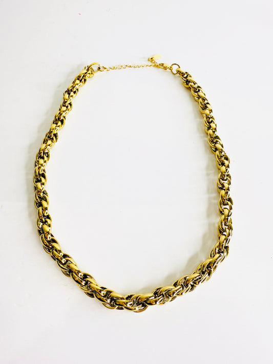 Collana in maglia oro