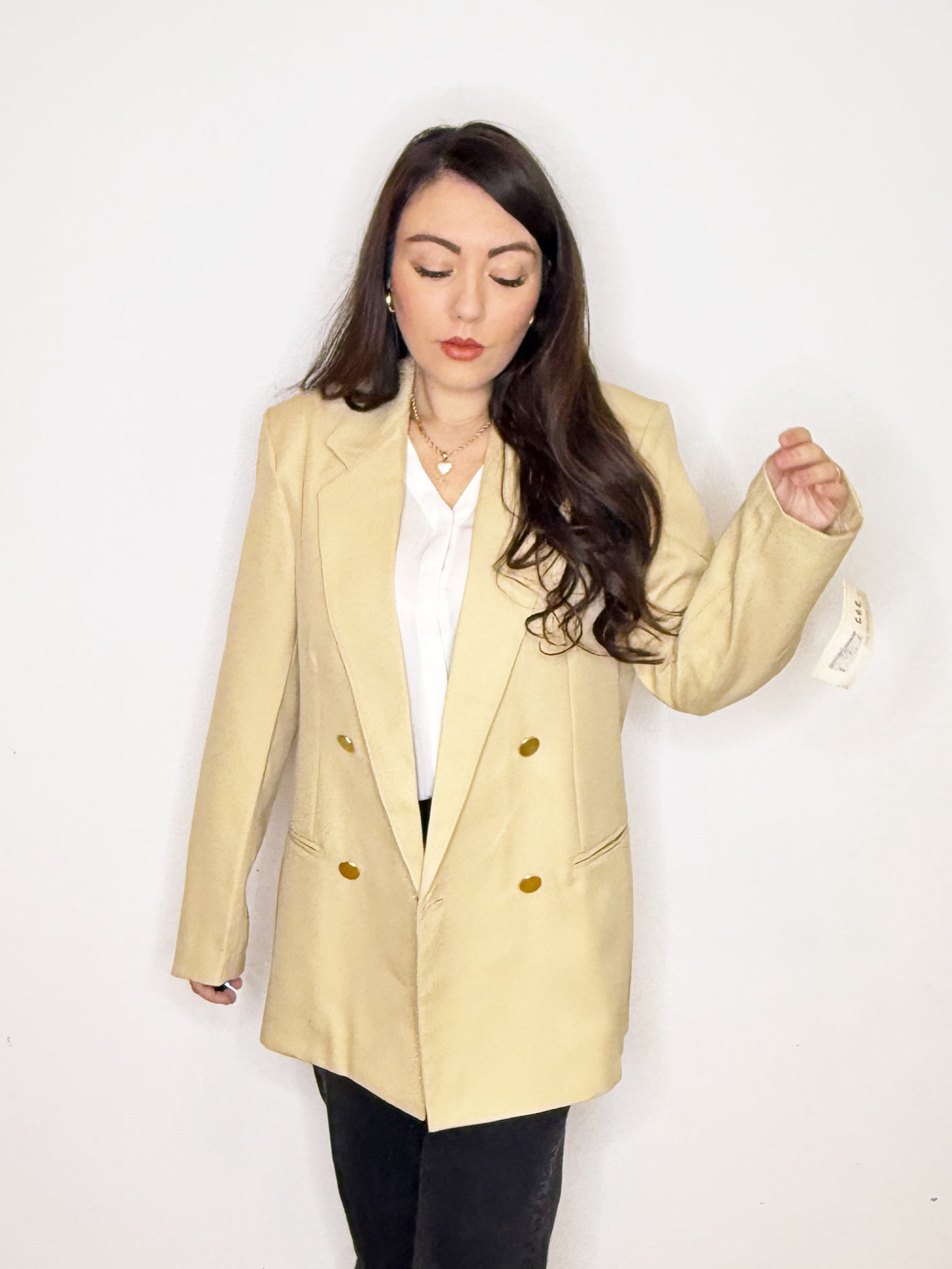 Giacca in gabardine di cotone