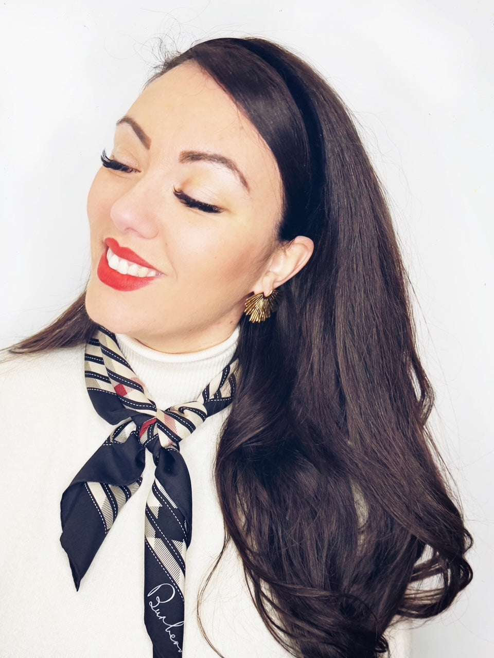 Orecchini Cleopatra placcati in oro 18kt