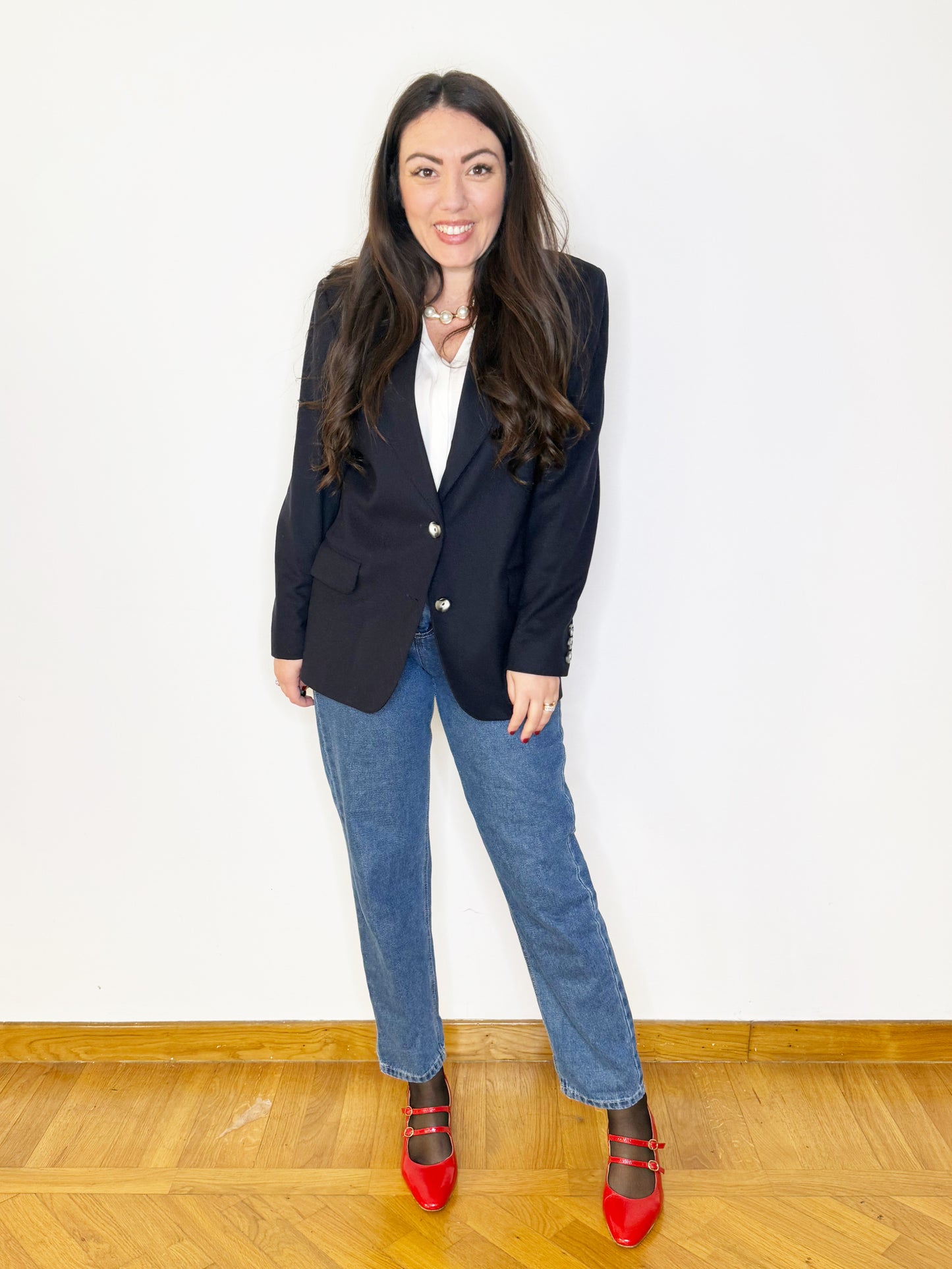 Giacca in lana Blu notte