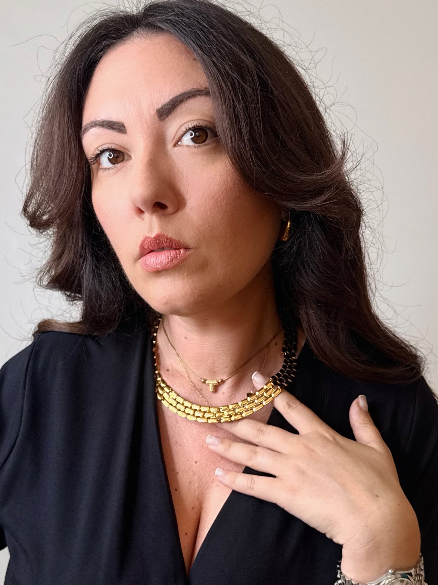 Collana semirigida groumette
