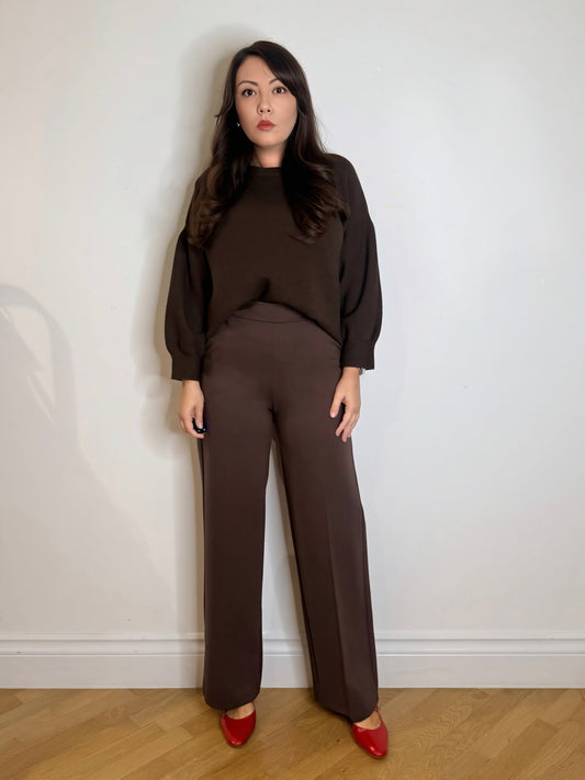 Pantalone palazzo in punto Milano testa di moro