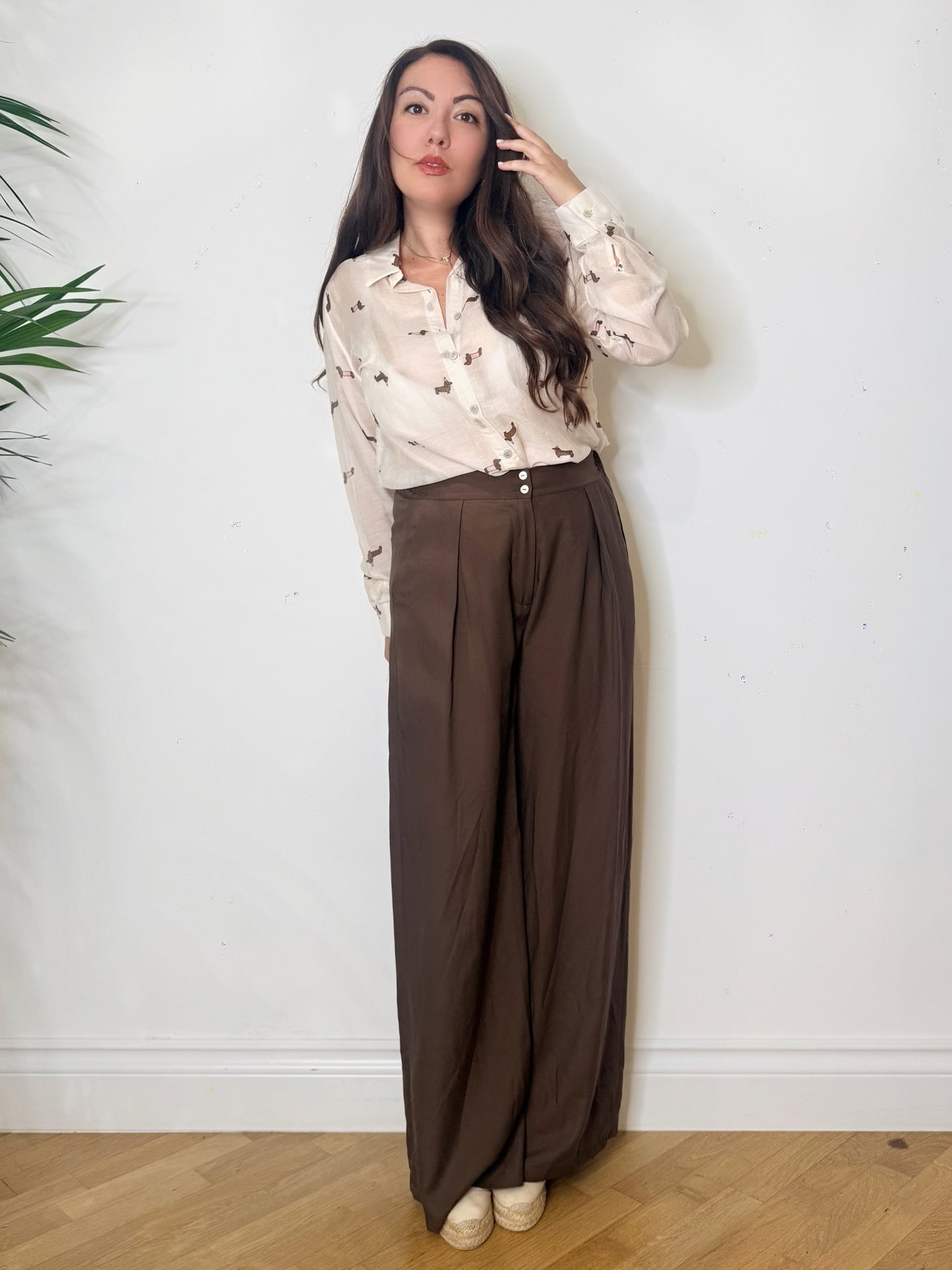 Pantalone palazzo sartoriale