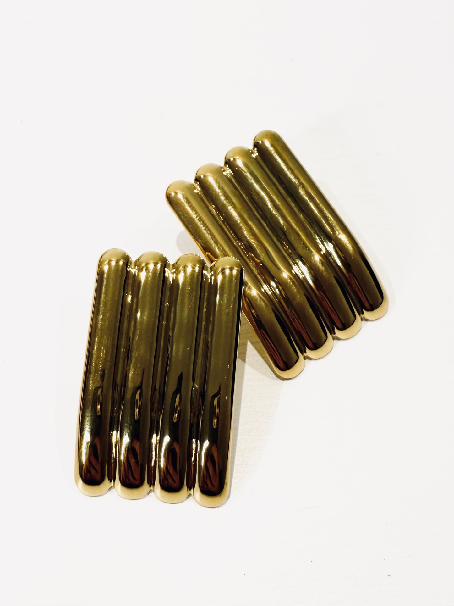 Orecchini Column in gold