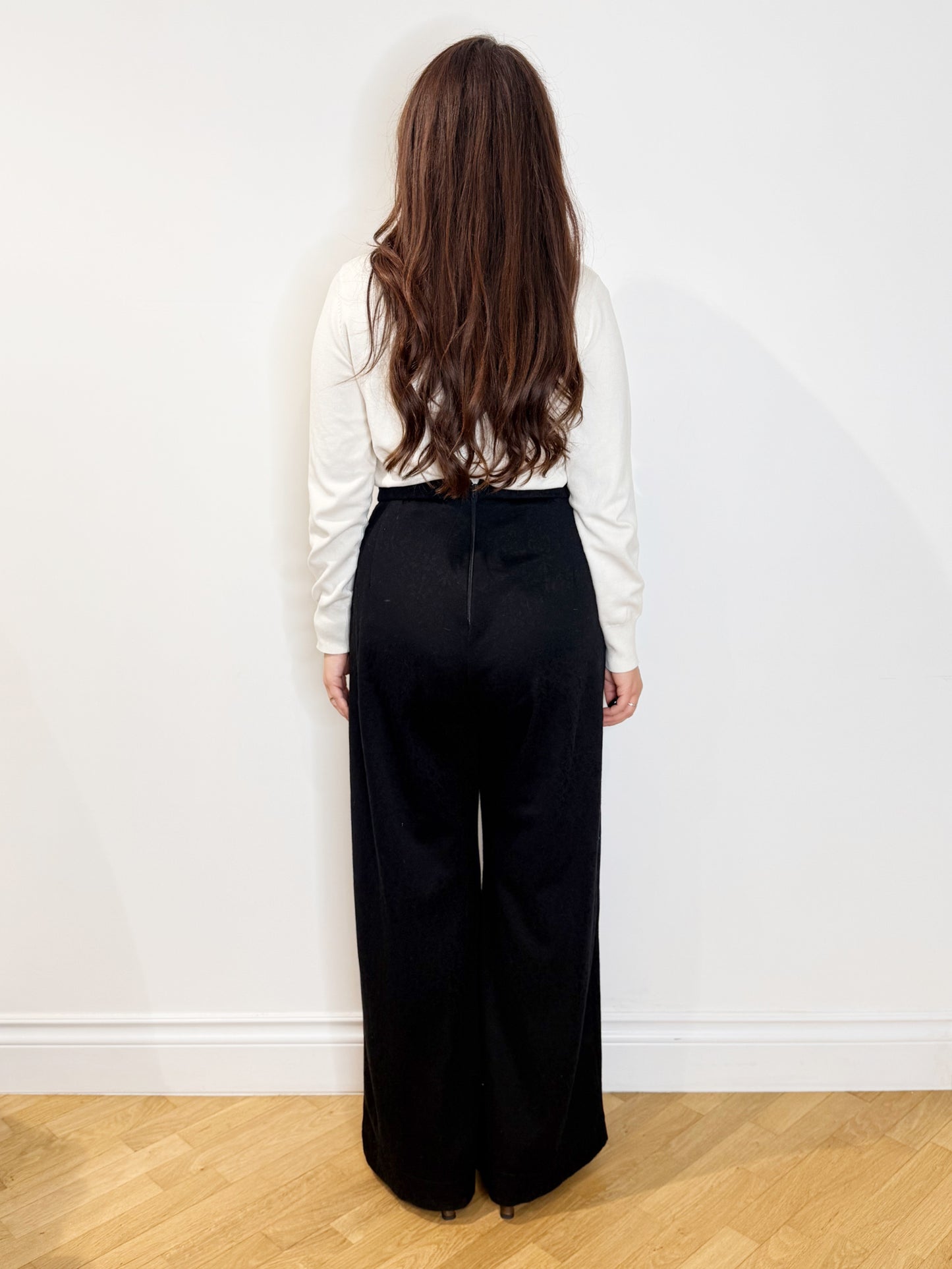 Pantalone sartoriale in damascato