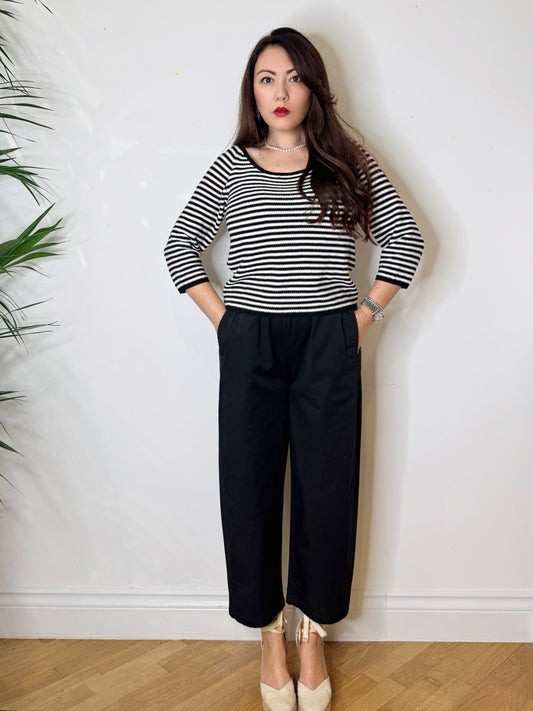 Pantalone gamba dritta 100% cotone