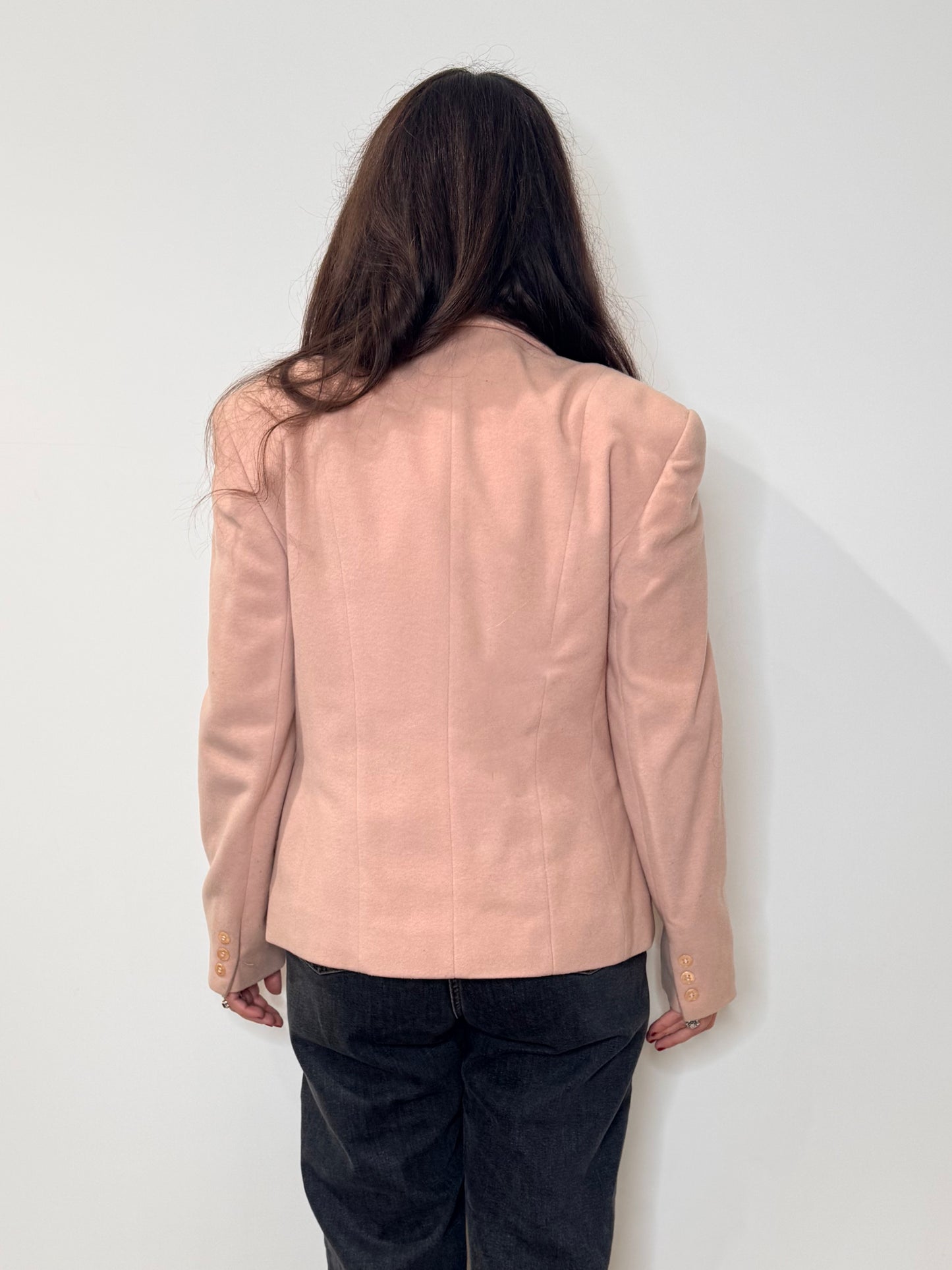 Giacca vintage rosa pastello