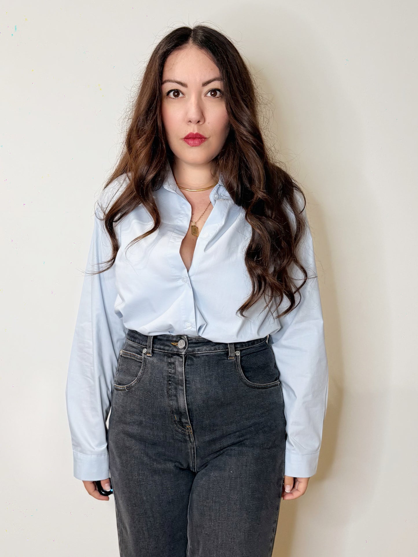 Camicia in popeline