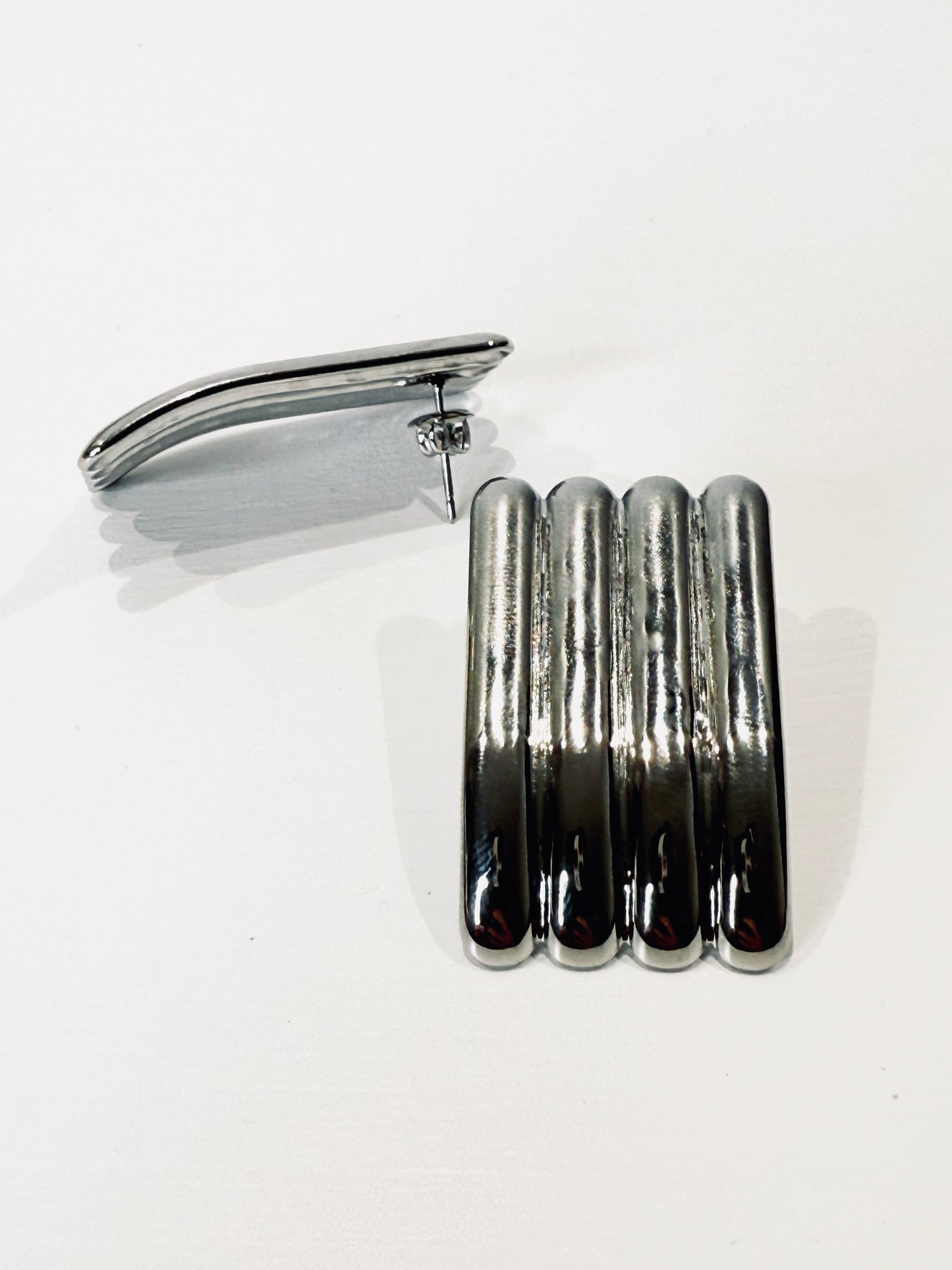 Orecchini Column silver