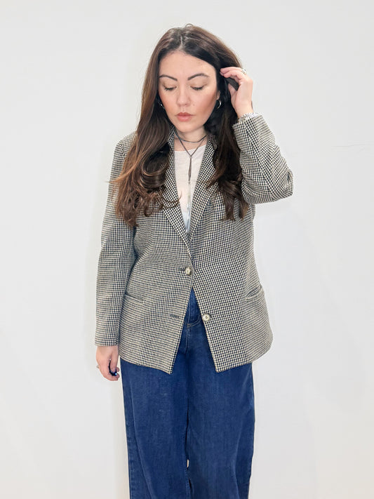 Giacca in pied de poule