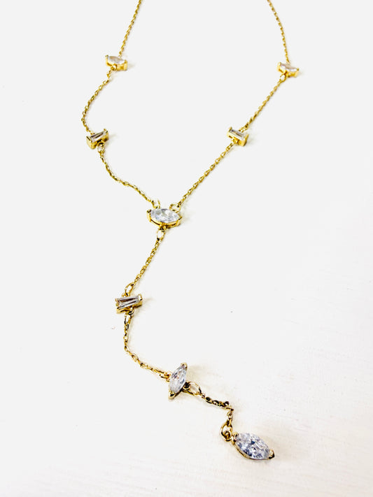 Collana vintage con strass