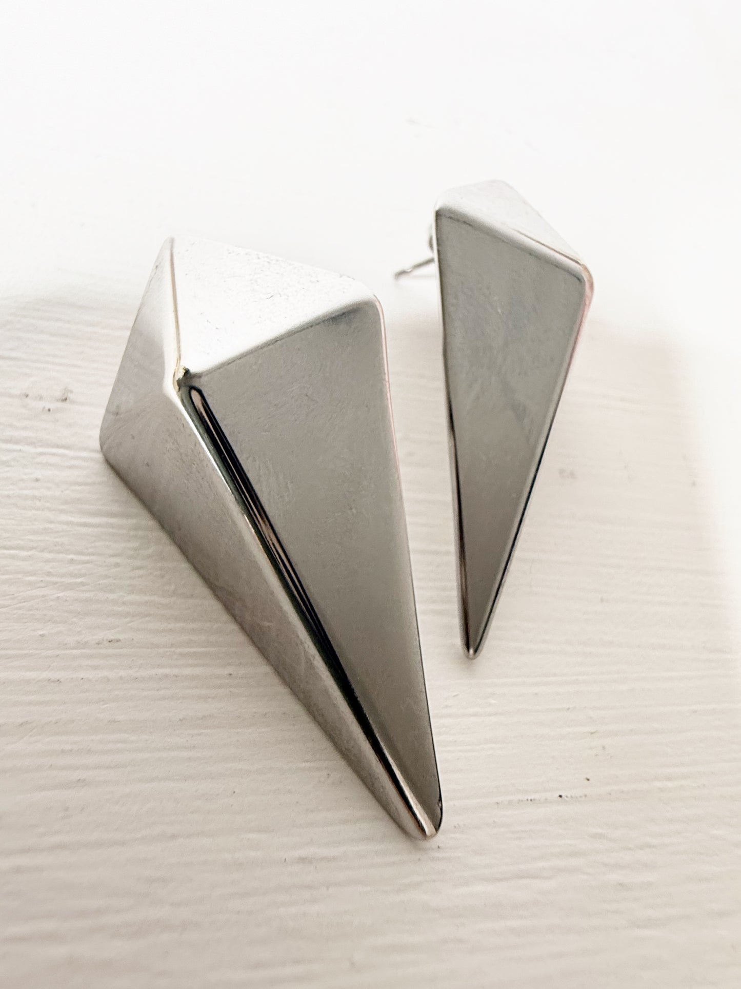 Orecchini rombi silver