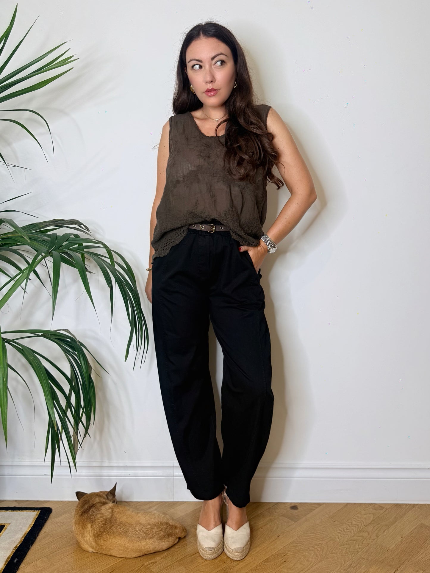 Pantalone nero carrots