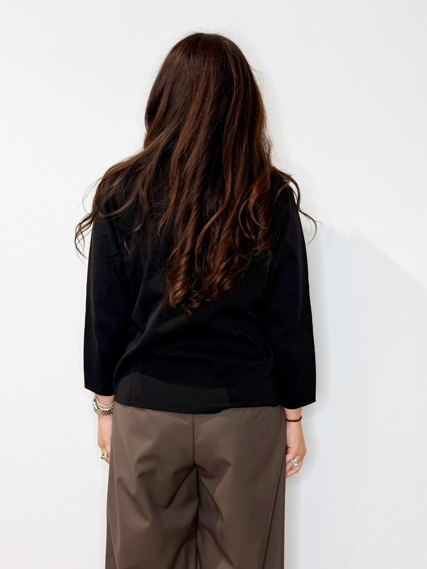 Maglia in filato con colletto