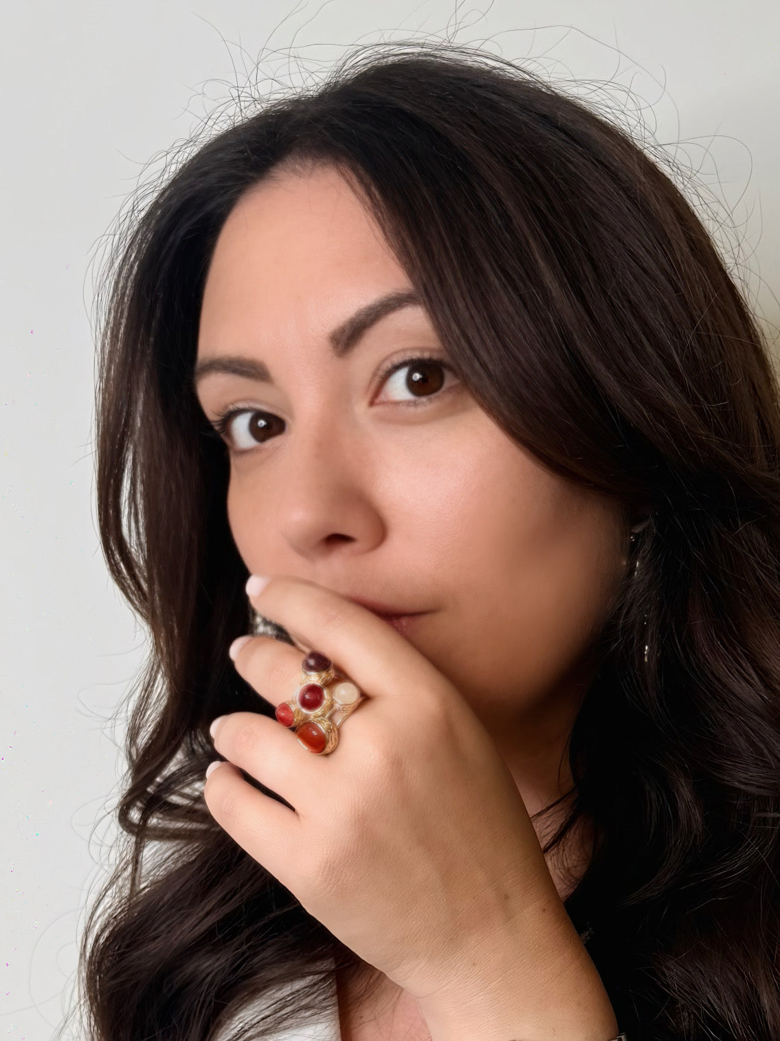 Anello Deep cosmos Red