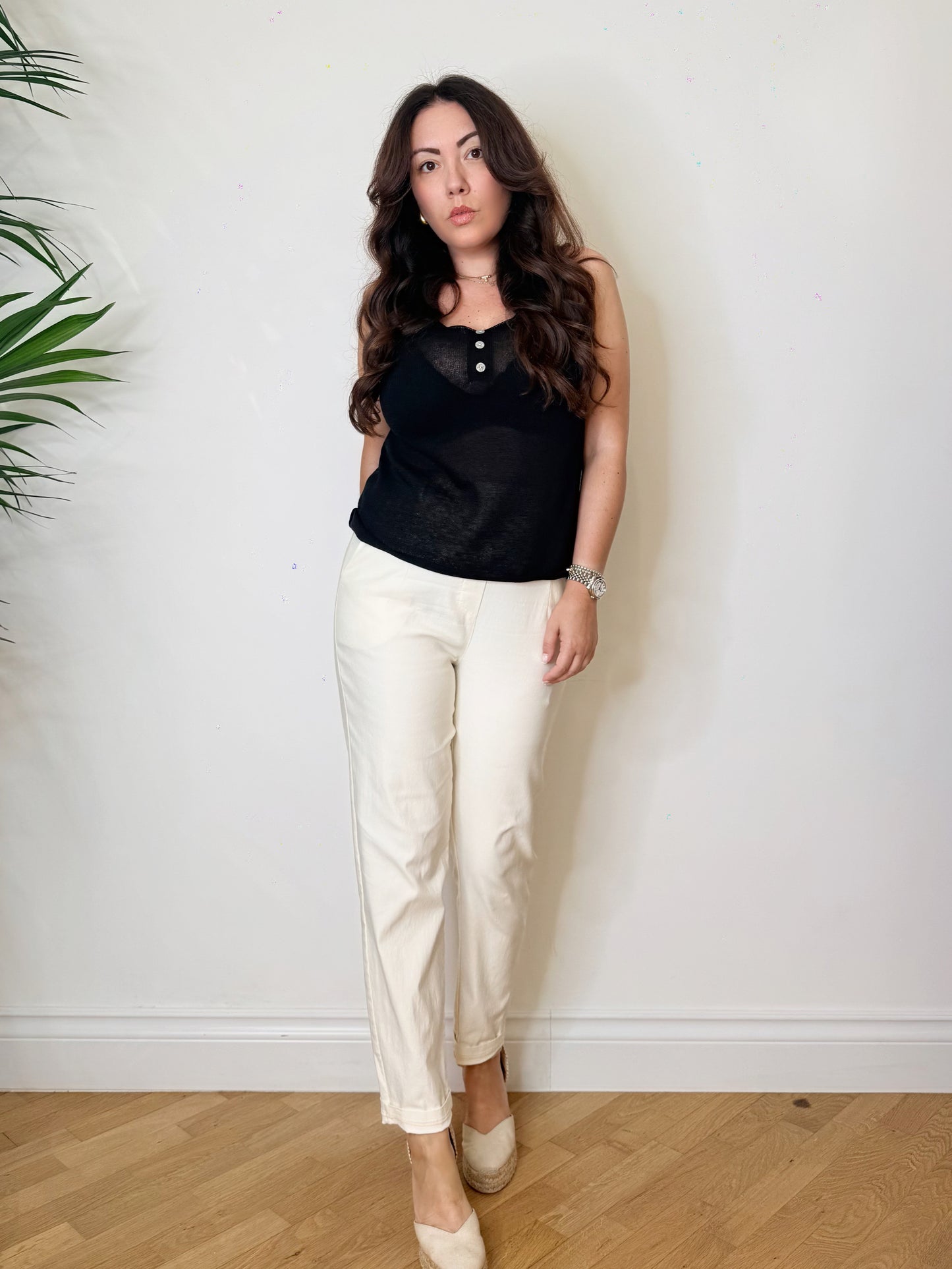 Pantalone Chino panna