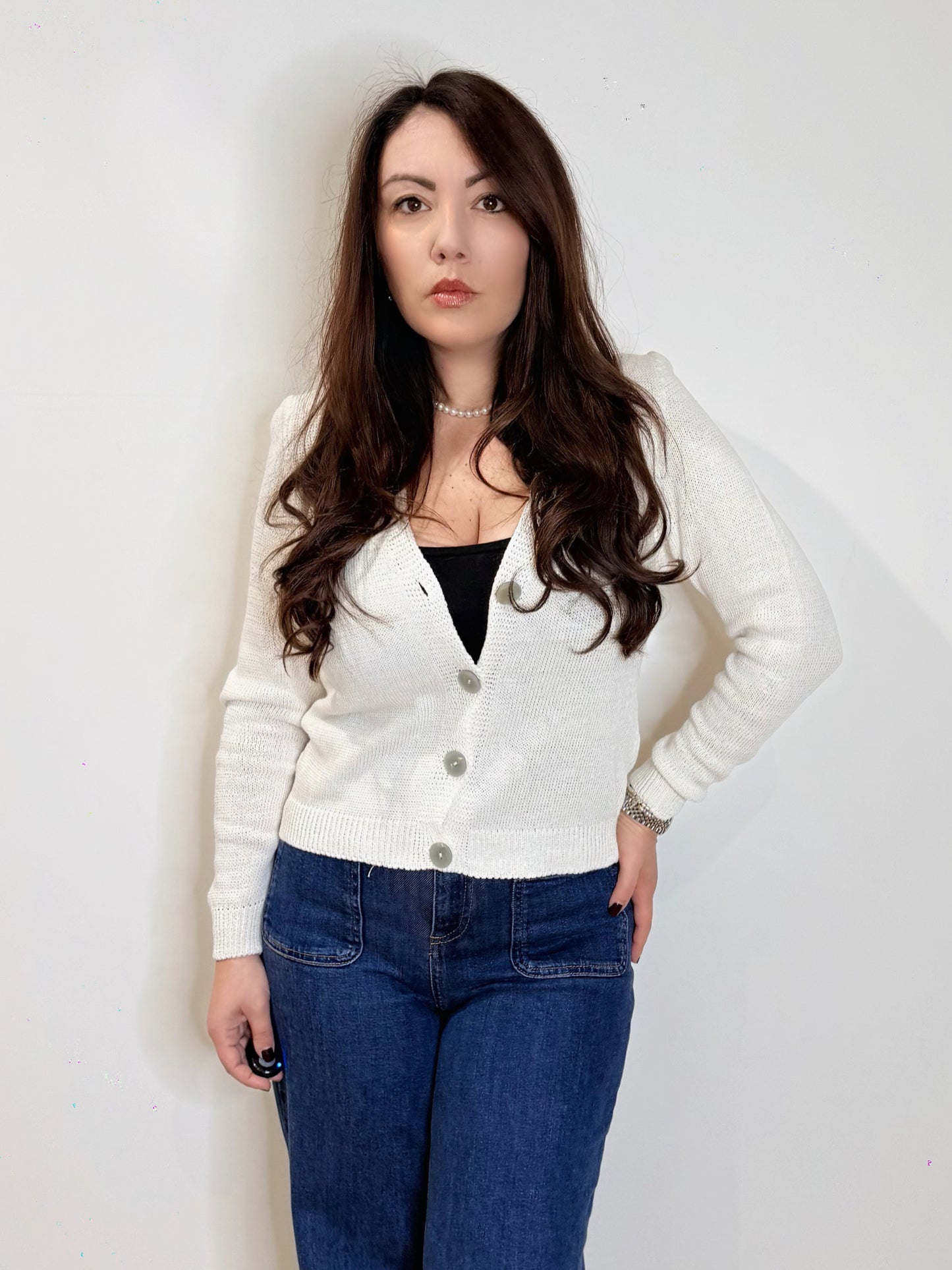 Cardigan 100% cotone