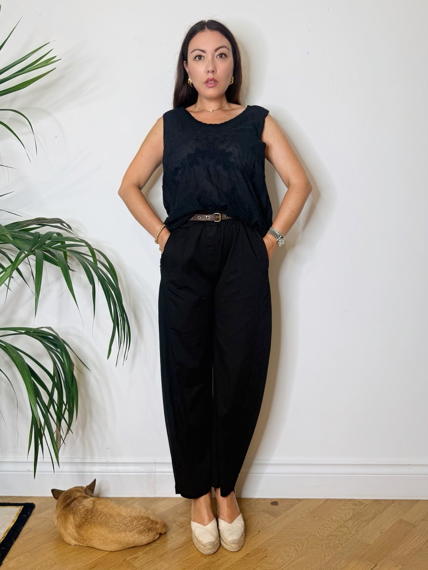 Pantalone nero carrots