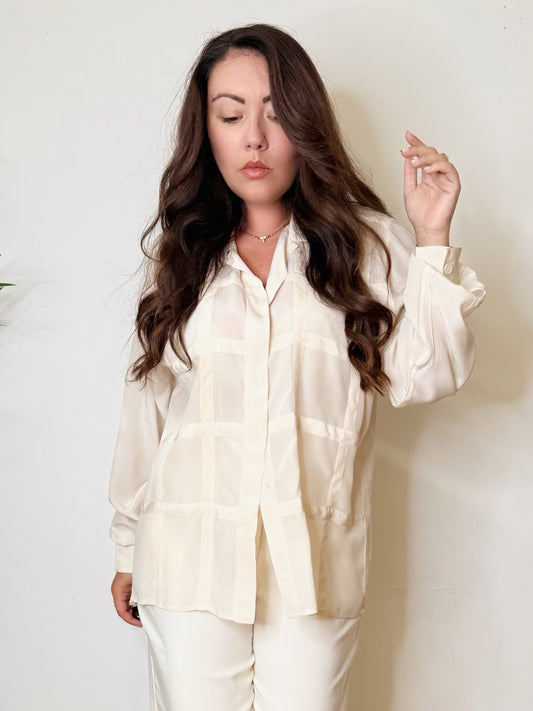 Camicia Vintage in 100% seta