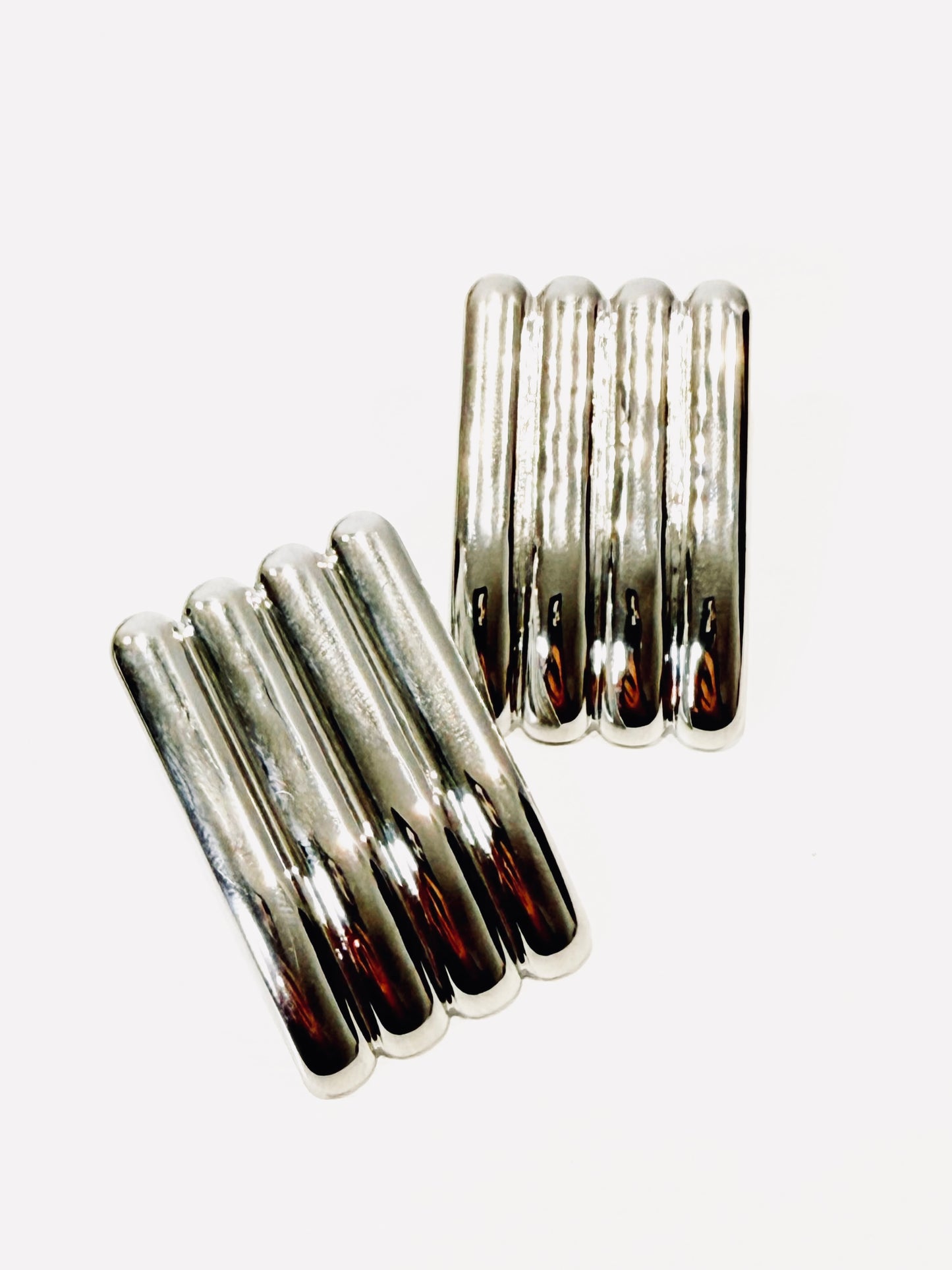 Orecchini Column silver