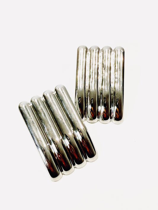 Orecchini Column silver