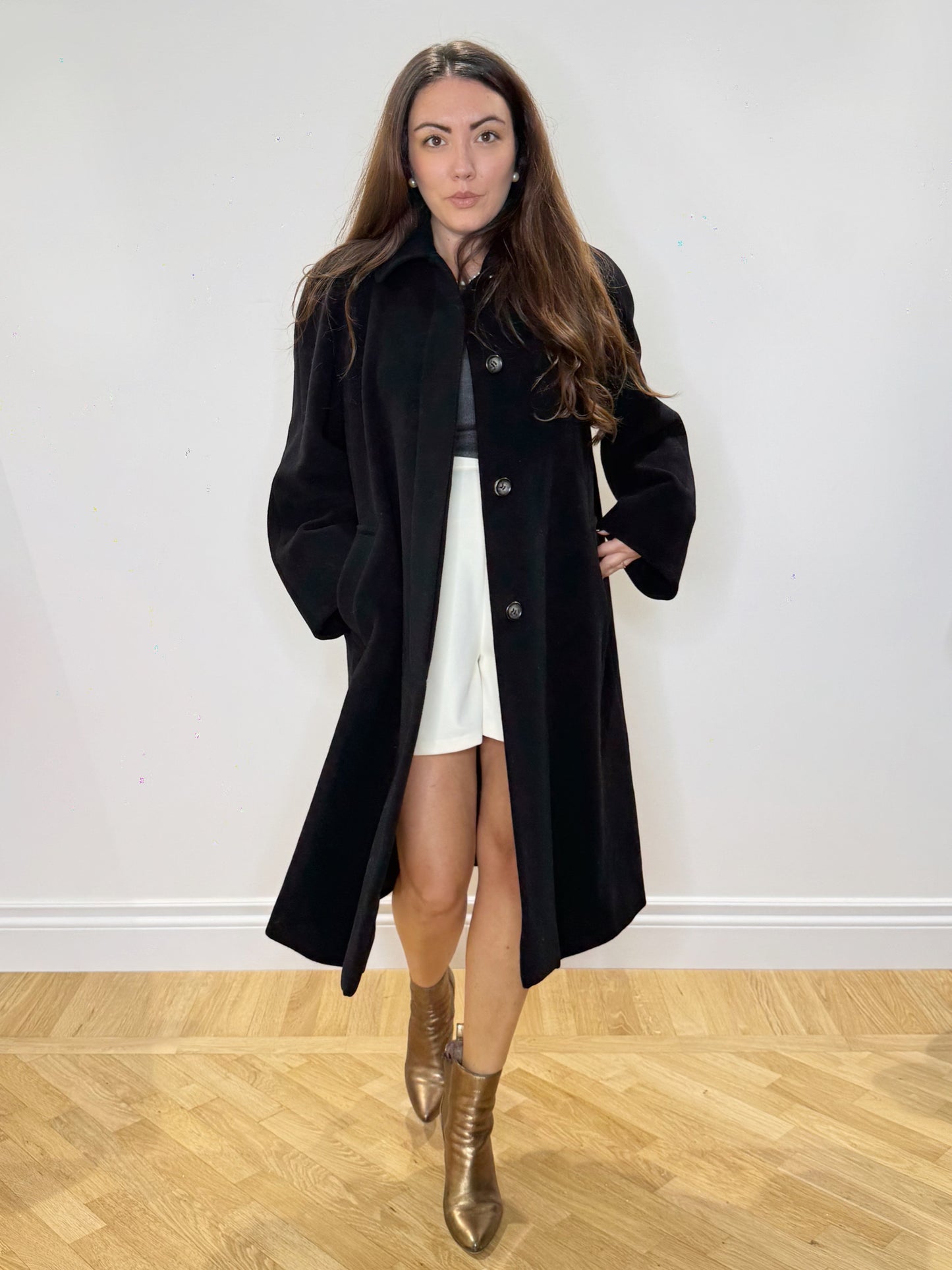 Cappotto nero Marella