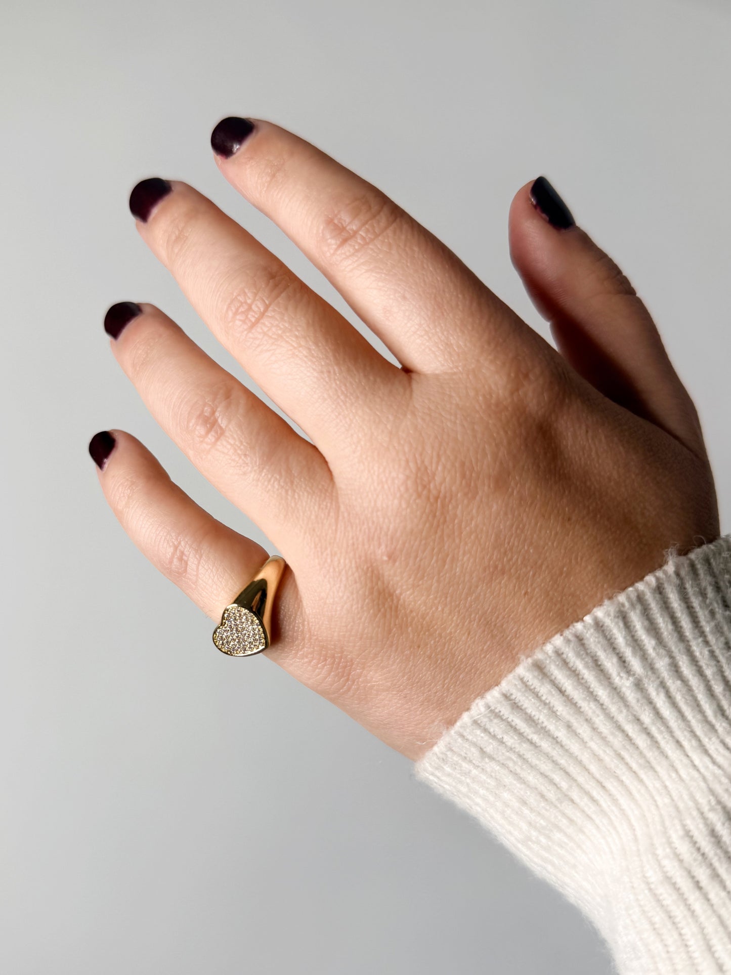 Anello chevalier cuore