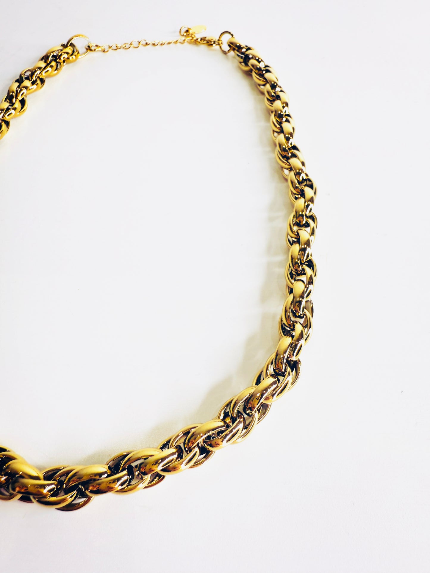 Collana in maglia oro