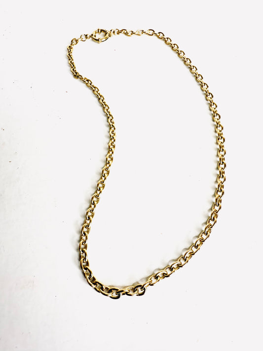 Collana minimal in maglia