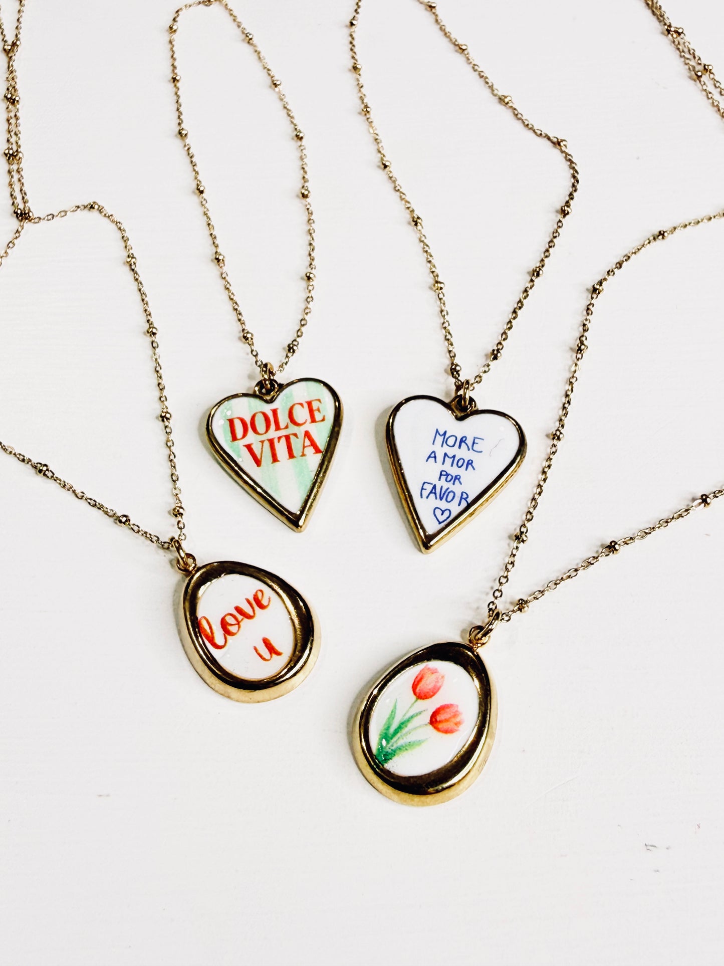 Ciondoli con scritte