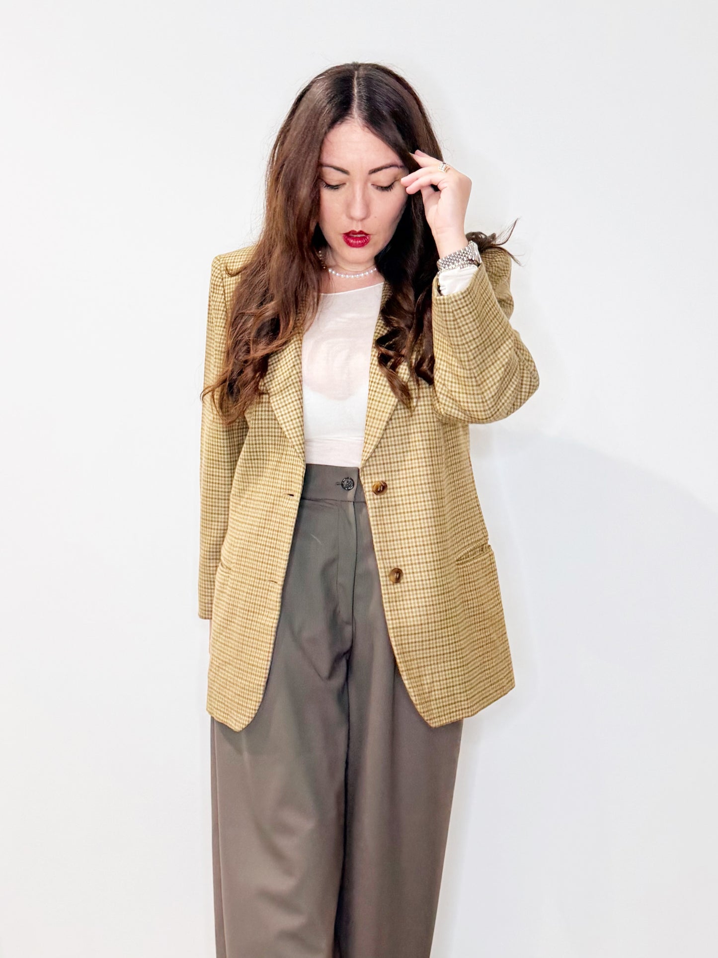 Giacca vintage in pura lana