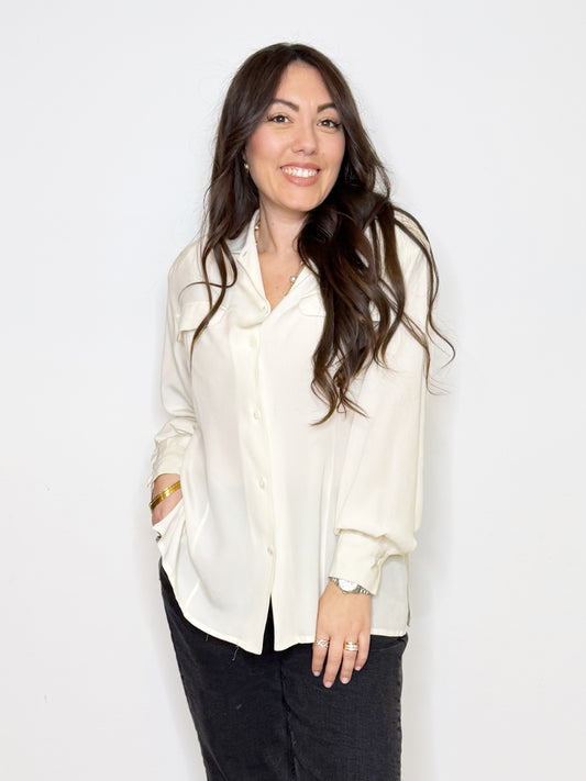 Camicia in pura seta
